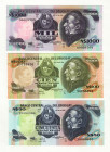 Uruguay 50-100-1000 Pesos 1989 - 1992
P# A90a, N# 329528; # M046403; VF