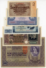 Europe Lot of 5 Banknotes 1918 - 1964
Various Countries, Dates & Denominations; UNC