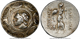 MACEDONIAN KINGDOM. Antigonus II Gonatas (277/6-239 BC). AR tetradrachm (31mm, 17.06 gm, 11h). NGC VF 5/5 - 3/5. Pella, ca. 272-239 or 274/1-221 BC. H...