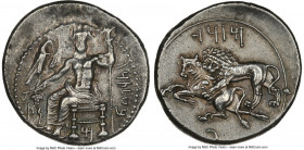 CILICIA. Tarsus. Mazaeus, as Satrap (ca. 361-328 BC). AR stater (25mm, 10.82 gm, 12h). NGC Choice XF 4/5 - 4/5. B'LTRZ (Aramaic), Ba'altars seated lef...