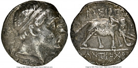 SELEUCID KINGDOM. Antiochus III the Great (222-187 BC). AR drachm (17mm, 3.77 gm, 12h). NGC Choice VF 5/5 - 2/5. Apameia on the Orontes. Diademed head...