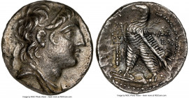SELEUCID KINGDOM. Antiochus VII Euergetes (Sidetes) (138-129 BC). AR tetradrachm (28mm, 12h). NGC VF, smoothing, scratches. Tyre, dated Seleucid Era 1...