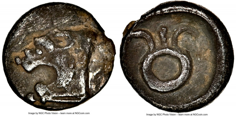 ASIA MINOR. Uncertain. Ca. 5th century BC. AR hemiobol (7mm, 5h). NGC Choice VF....