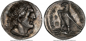 PTOLEMAIC EGYPT. Ptolemy I Soter (305/4-282 BC). AR stater or tetradrachm (27mm, 14.82 gm, 12h). NGC Choice AU 5/5 - 2/5, scratches, scuff. Alexandria...