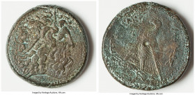 PTOLEMAIC EGYPT. Ptolemy IV Philopator (222-205/4 BC). AE drachm (40mm, 59.70 gm, 12h). Choice Fine. Alexandria, from 219 BC. Head of Zeus right, wear...
