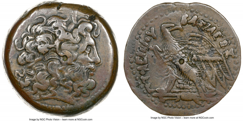 PTOLEMAIC EGYPT. Ptolemy IV Philopator (222-205/4 BC). AE tetrobol (37mm, 47.68,...