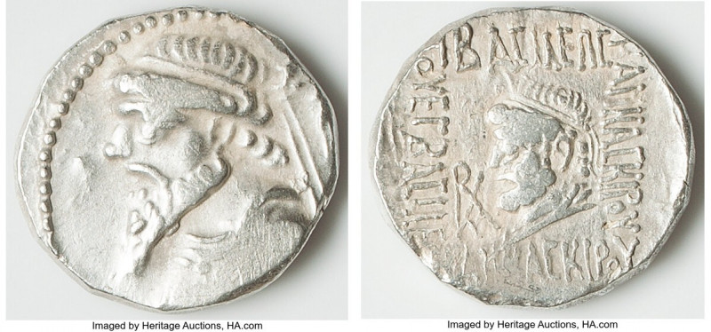 ELYMAIS KINGDOM. Kamnaskires V (ca. 54-32 BC). BI tetradrachm (24mm, 15.69 gm, 1...