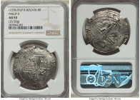 Philip II Cob 8 Reales ND (1578-1595) P-B AU55 NGC, Potosi mint, KM-MB5.1. 25.50gm. 

HID09801242017

© 2022 Heritage Auctions | All Rights Reserved