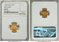 Republic gold "Jose Marti" 10 Pesos 1988 MS69 NGC, Havana mint, KM211. Mintage: 50. Frosted matte surface. 

HID09801242017

© 2022 Heritage Auctions ...