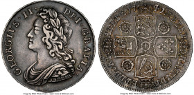 George II 1/2 Crown 1741/39 XF45 NGC, KM574.3, ESC-1682 (prev. ESC- 601A), S-3693. Variety with roses in angles. Lavender gray and arsenic toned. 

HI...
