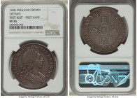 William III Crown 1696 VF35 NGC, KM494.1, S-3470. First bust, first harp issue. Old original collection patina. 

HID09801242017

© 2022 Heritage Auct...