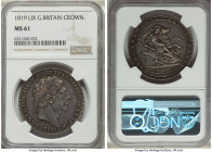 George III Crown 1819 MS61 NGC, KM675, S-3787. LIX edge. Slate-gray with a plum cast accented with sea-green and orange in legends. 

HID09801242017

...