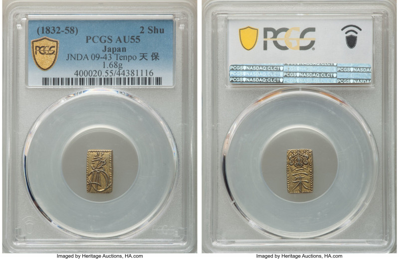 4-Piece Lot of Certified 2 Shu Issues PCGS, 1) Tempo gold 2 Shu ND (1832-1858) -...