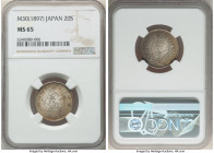 Meiji 20 Sen Year 30 (1897) MS65 NGC, Osaka mint, KM-Y24. Toned olive-gray, orange and mottled brown. 

HID09801242017

© 2022 Heritage Auctions | All...