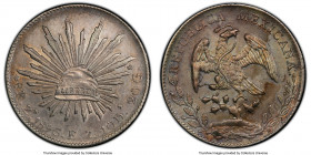 Republic 8 Reales 1896 Zs-FZ AU Details (Cleaned) PCGS, Zacatecas mint, KM377.13, DP-Zs82. 

HID09801242017

© 2022 Heritage Auctions | All Rights Res...