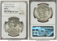 Republic Sol 1916-FG MS63 NGC, Lima mint, KM196.27. "Libertad" incuse variety. One year type. 

HID09801242017

© 2022 Heritage Auctions | All Rights ...