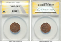 Spanish Colony 3-Piece Lot of Certified Assorted Issues ANACS, 1) Charles III Octavo 1783-M - G4, KM3 2) Charles III Octavo 1783-M - G4 Details (Corro...