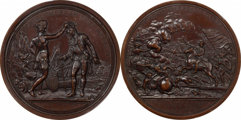 "1781" (post-1839) General Daniel Morgan, Battle of the Cowpens Medal. Dies by J...