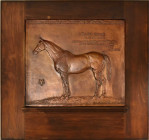 1930 Irish Dale Plaque. By Laura Gardin Fraser. Bronze. Extremely Fine.
15.5 inches x 17.5 inches. Foundry cast bronze and framed in what appears to ...