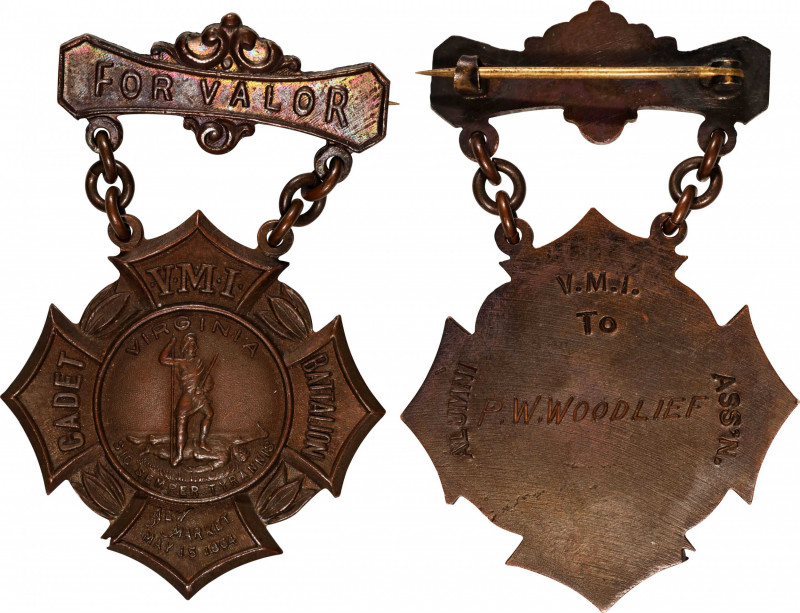 Confederacy. Award Given to the Cadets of the Virginia Military Institute for Va...