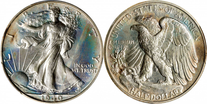 1940 Walking Liberty Half Dollar. Proof-68 (PCGS). CAC.
Enchanting Superb Gem s...