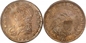 1811/10 Capped Bust Half Dollar. O-101. Rarity-1. Punctuated Date. MS-63 (PCGS). CAC.
Offered here is a truly exceptional representative of this popu...