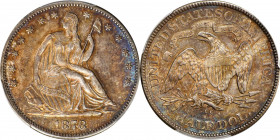 1878-CC Liberty Seated Half Dollar. WB-1, the only known dies. Rarity-4. MS-63 (PCGS). CAC.
A frosty and boldly lustrous silver specimen with beautif...