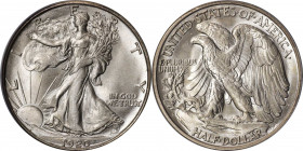 1920-D Walking Liberty Half Dollar. MS-65 (PCGS). CAC.
A highly lustrous and visually appealing example of this conditionally challenged early date W...