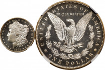 1879 Morgan Silver Dollar. Classic Liberty Era Label. Proof-68 Cameo (NGC).
This awe-inspiring Ultra Gem combines a boldly cameoed finish with expert...