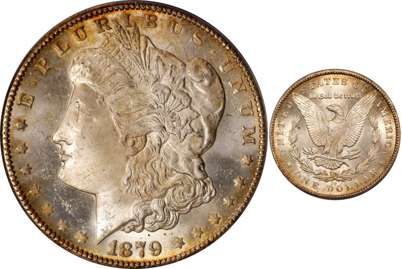 1879-CC Morgan Silver Dollar. Clear CC. MS-64 (PCGS). CAC.
Premium Choice Uncir...