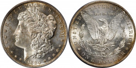 1884-S Morgan Silver Dollar. MS-61 (PCGS).
Sharply struck with bountiful satin luster, this beautiful example is further enhanced by delicate periphe...