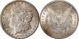 1889-CC Morgan Silver Dollar. MS-61 (PCGS).
A desirable Brilliant Uncirculated example of this key date entry in the Carson City Mint Morgan dollar s...