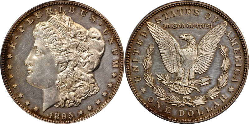 1895 Morgan Silver Dollar. Proof-61 (PCGS).
We are pleased to be offering multi...