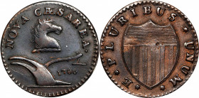 Electrotype of 1786 Maris 8-F, Date Under Plowbar. Copper Shells, hollow, joined at the edge. Extremely Fine.
78.0 grains. 28.7 mm. Shells joined wit...