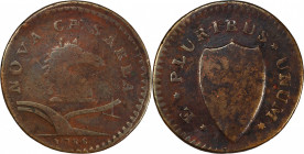 1786 New Jersey Copper. Maris 11-H, W-4775. Rarity-5+. No Coulter. VG-10. (PCGS).
149.8 grains. 29.3 mm. Medal turn. Before Syd Martin was Syd Martin...