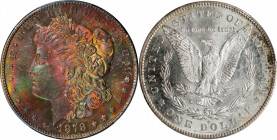 1878-S Morgan Silver Dollar. MS-65 (PCGS).
A coin that really needs to be seen to be fully appreciated, the obverse is dressed in exceptionally vivid...