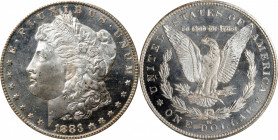 1883-CC Morgan Silver Dollar. MS-66 DMPL (PCGS).
Captivating premium Gem surfaces are not only impressively smooth in hand, but they also deliver str...
