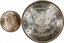 1884-CC Morgan Silver Dollar. MS-66+ (PCGS). CAC.
An outstanding example of this otherwise plentiful Carson City Mint Morgan dollar issue. The obvers...