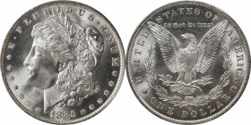 1885-O Morgan Silver Dollar. MS-67+ (PCGS). CAC.
Brilliant ice-white surfaces are fully struck and expertly preserved. The 1885-O was produced in gen...