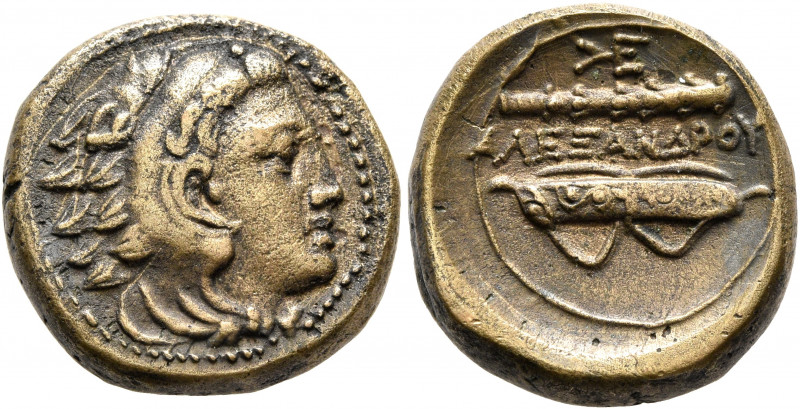 KINGS OF MACEDON. Alexander III ‘the Great’, 336-323 BC. AE (Bronze, 17 mm, 6.26...