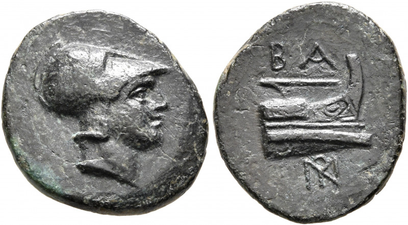 KINGS OF MACEDON. Demetrios I Poliorketes, 306-283 BC. AE (Bronze, 17 mm, 2.80 g...