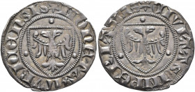 GERMANY. Lübeck. After 1392. Sechsling (Silver, 23 mm, 1.70 g, 12 h). ✱MONETA LVBICENSIS Town shield double eagle between three pellets. Rev. ✱CIVITAS...