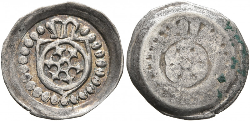 GERMANY. Mainz (Erzbistum). Konrad III von Dhaun, 1419-1434. Pfennig (Silver, 15...