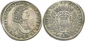 GERMANY. Montfort (Grafschaft). Anton II, Administrator 1686-1693. 30 Kreuzer 1690 (Silver, 34 mm, 8.58 g, 12 h), Langenargen. ✱ANTONIVS COMES DE MONT...