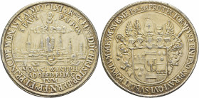 GERMANY. Münster (Bistum). Christoph Bernhard von Galen, 1650-1678. Taler 1661 (Silver, 48 mm, 29.44 g, 12 h). Ao MDCLXI a Rmo CELsmo DD CHRISTOPH BER...