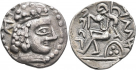LOCAL ISSUES, Sogdiana. Bukhara. Circa 2nd to 4th centuries AD. Tetradrachm (Silver, 28 mm, 9.34 g, 12 h), imitating Euthydemos I of Baktria (225-220 ...