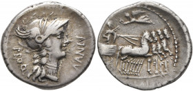 L. Manlius Torquatus, 82 BC. Denarius (Silver, 19 mm, 3.82 g, 6 h), with L. Cornelius Sulla, military mint moving with Sulla. L•MANLI – PRO Q Head of ...