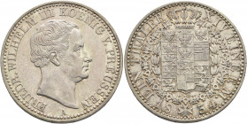 GERMANY. Preußen. Friedrich Wilhelm III, 1792-1840. Taler 1834 (Silver, 34 mm, 22.21 g, 12 h), Berlin. FRIEDR WILHELM III KOENIG V PREUSSEN Head of Fr...