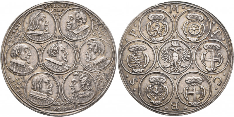 GERMANY. Regensburg (Stadt). Medal 1630 (Silver, 40 mm, 26.07 g, 12 h), on the I...