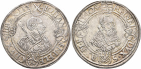 GERMANY. Sachsen, Kurfürstentum und Herzogtum gemeinsam. Johann Friedrich und Heinrich, 1539-1541. Taler 1540 (Silver, 40 mm, 29.10 g, 12 h), Annaberg...